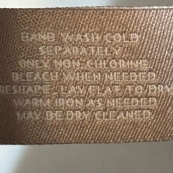 Roz & Ali 1X cropped open cardigan in neutral oatmeal color short sleeve - Picture 13 of 14